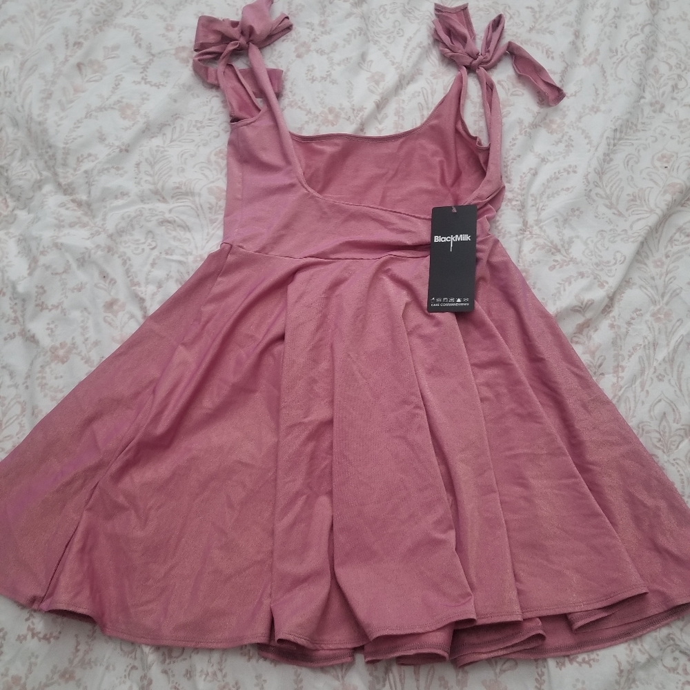BlackMilk Sparkle Pink Underbust Dress NWT
